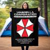 The sci-fi game Resident Evil features the Umbrella Corporation blanket a soft home furnishing nap decoration a warm Sherpa blanket for all seasons U8
