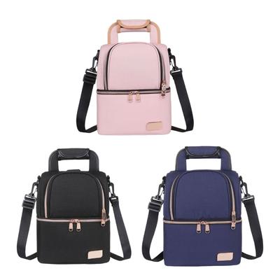 Insulated Breast Milk Bottle Coolers Backpack with Shoulder Strap Breastmilk Bottle Coolers Bag Splashproof Shoulder Bag