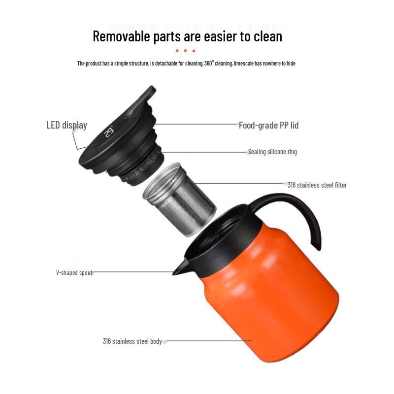 Smart Temperature Display 316 Stainless Steel Insulated Bottle