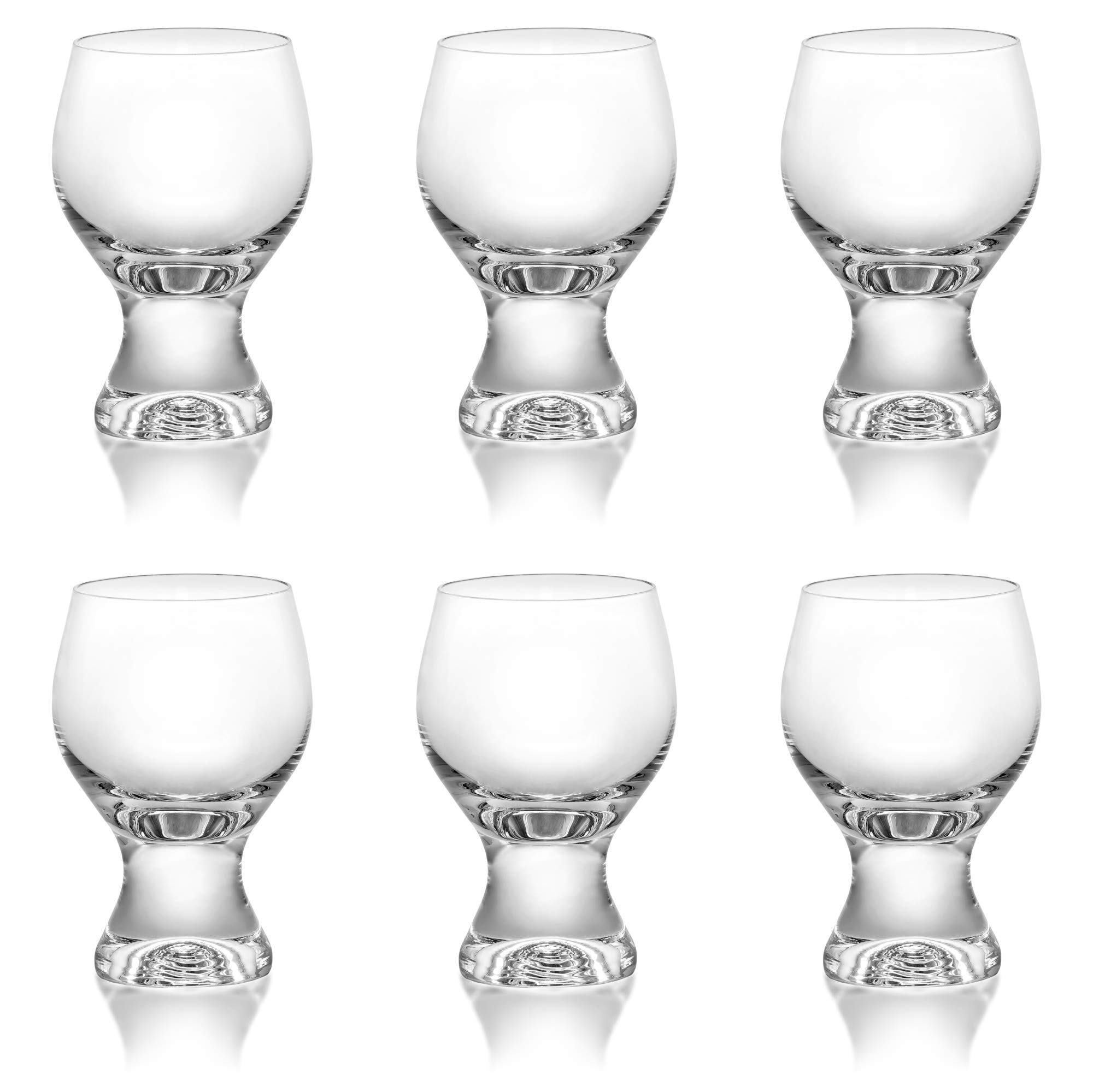 

Bohemian Glass Gina Wine Glass (Large) (6) Dishwasher Safe Crystallex