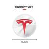SGD4  4Pcs 56mm Car Wheel Center Hub Caps Emblem Stickers Auto Rim Cover Accessories For Tesla Model 3 S X Y Roadster SpaceX