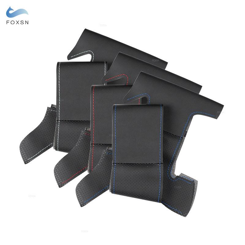 Car Accessories Perforated-Microfiber Leather Steering Wheel Cover Trim For Peugeot 206 1998 - 2005 206 SW 2003 2004 2005