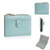 Women's Short Wallet Korean Stone Pattern Wallet Two Fold Wallet Zipper Change Bag