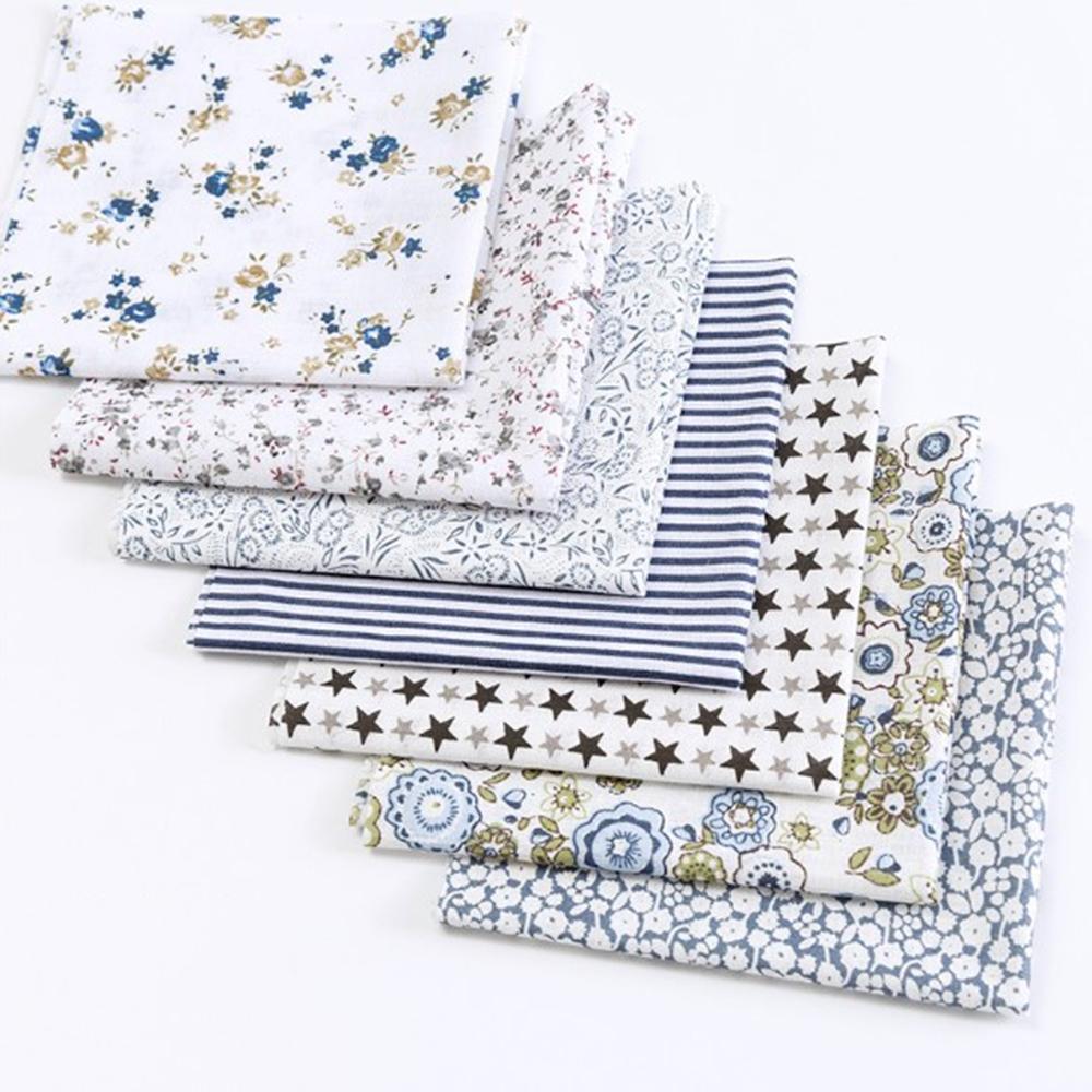 DIY Sewing Essential 7-teiliges Baumwollstoffpaket mit verschiedenen Mustern