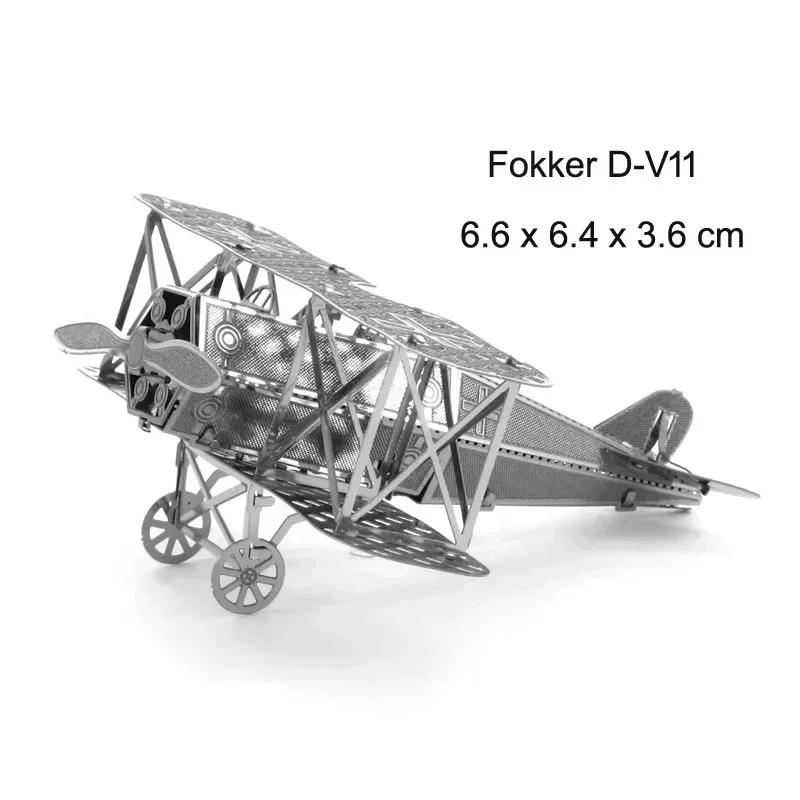 3D Metal Puzzles Military J-20 J-10B SU-34 KA-50 Fighter UFO RAH-66 Helicopter DIY Assembly Handmade Assemble Scale Model Jigsaw Puzzles