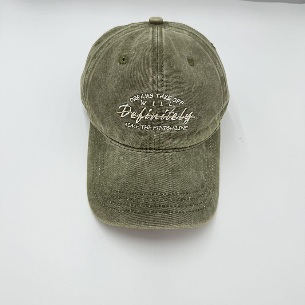 

Baseball Cap Cotton Embroidered Letters With Sunshade For Casual Outdoor Wear Style A
