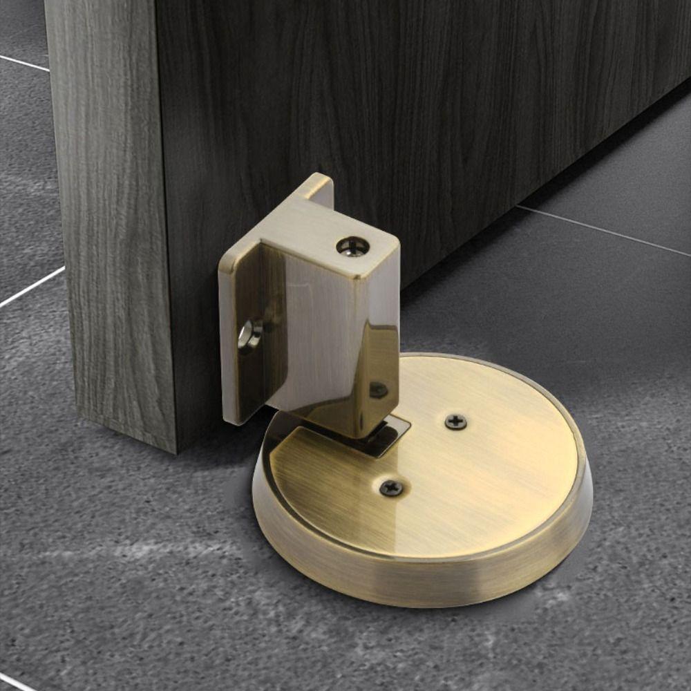 

ABS and Stainless Steel Windproof Door Suction Multiple Colors Bedroom Door Stopper Bedroom