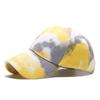 New tie-dye baseball cap men's and women's fashion trend cap spring and summer outdoor leisure visor