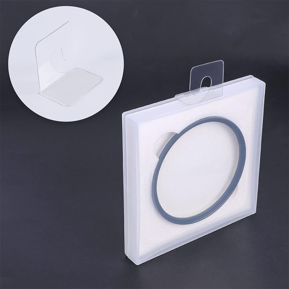 100PCS Self-Adhesive Plastic Hanging Tags PET Plastic Store Retail Hang Tabs Retail Display