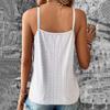 Summer Tops Lace V-neck Suspenders Hollow Streetwear Wear Polyester Sleeveless Design Lady Vest Dating Supply