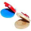 Wooden Castanets Kids Musical Instruments Durable Small Finger Castanet Educational Rhythm Toys Wood Castanets