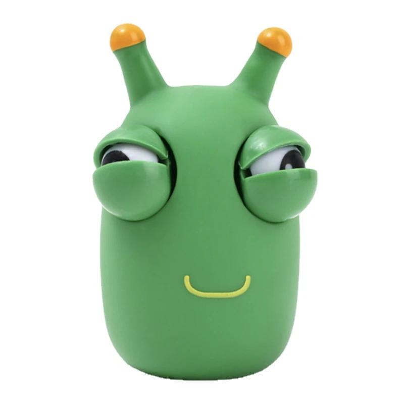 3PCS Eye Popping Worm Squeeze Stress Toys For Kids Funny Prank Gifts Cool Gadgets Juguetes Antiestrés Para Niños