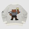 UMBRO Derby Dog Referee Knit Sweater Ivory Ur121Cst31
