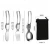 Abay 304 Stainless Steel Folding Cutlery Set