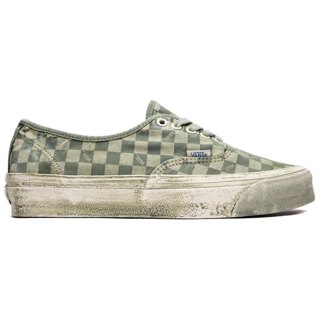 Vans Lx Authentic Reissue 44 Comfortable Versatile Low-Top Skate Shoes Men sneaker Green VN0007QZD6S1