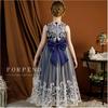 KR26 Piano Princess [FORPEND] Children's Dress, Girls, Formal, Recital, Wedding, Children's Clothing, 120, 130, 140, 150, 160cm, Organza, Ribbon,