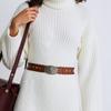 Adjustable PU Belt With Decorative Bull Head buckles For Western Fashion Enthusiasts And Theme Event