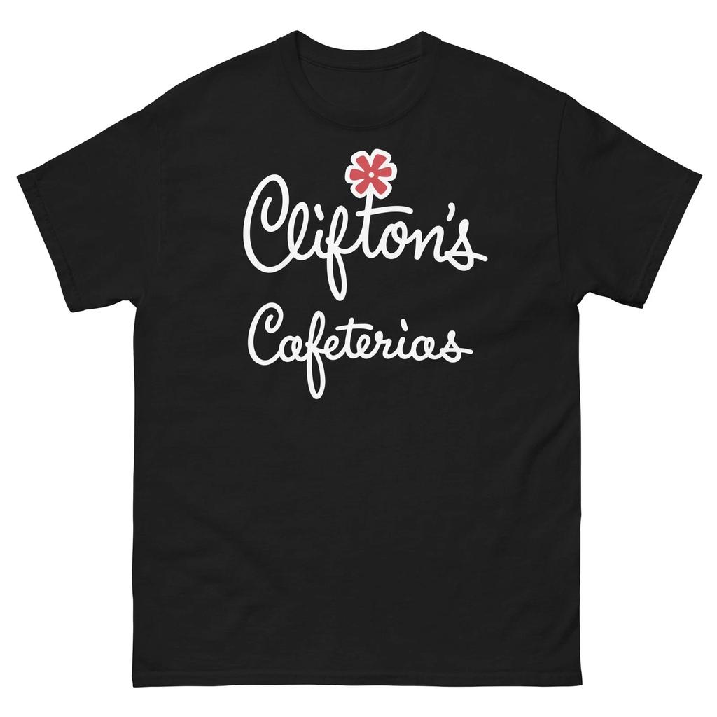 Cliftons Cafeterias Black Graphic Los Angeles T Shirt Unisex classic tee