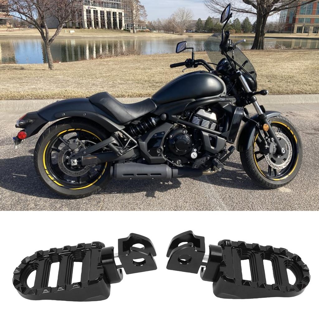 1 Pair Front Foot Pegs Anti Slip Aluminum Alloy Left Right Motorcycle Footrests Pedal Replacement for   S 650 2016-2025