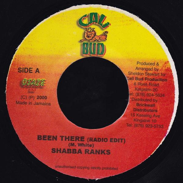 

7inch Record SHABBA RANKS - Been There NONE Cali Bud 2000 Jamaica Reggae, Ska & Dub Used