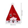 2026 Best!! Creative Christmas Hat Party Accessory Mall Red Fabric 1Set