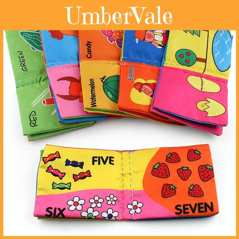 Vibrant Intelligence Development Cloth Bed Cognize Book Educational Toy For Babies