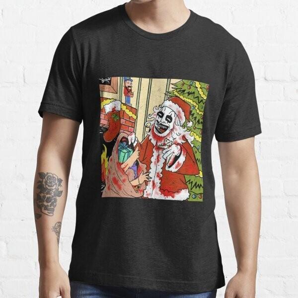 Terrifier 3 Christmas Fan Art Essential T-Shirt S разноцветный