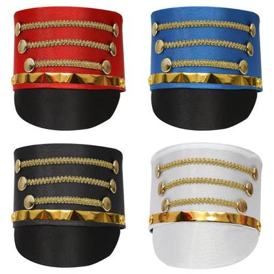 Cosplay Show Marching Band Hat Hat-nutcrackers Soldier Top Cap Drum Major Master Hats  Performance