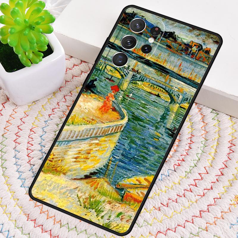 Van Gogh Oil Painting TPU Phone Case For Samsung Galaxy note 10 pro S26 S25 S24 S23 S22 Ultra Plus S21 FE S20 Shockproof Cover