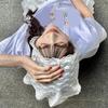 Adjustable White Lace Head Wrap Scarf Lightweight Breathable Hair Band For Casual Party Wedding Occasion