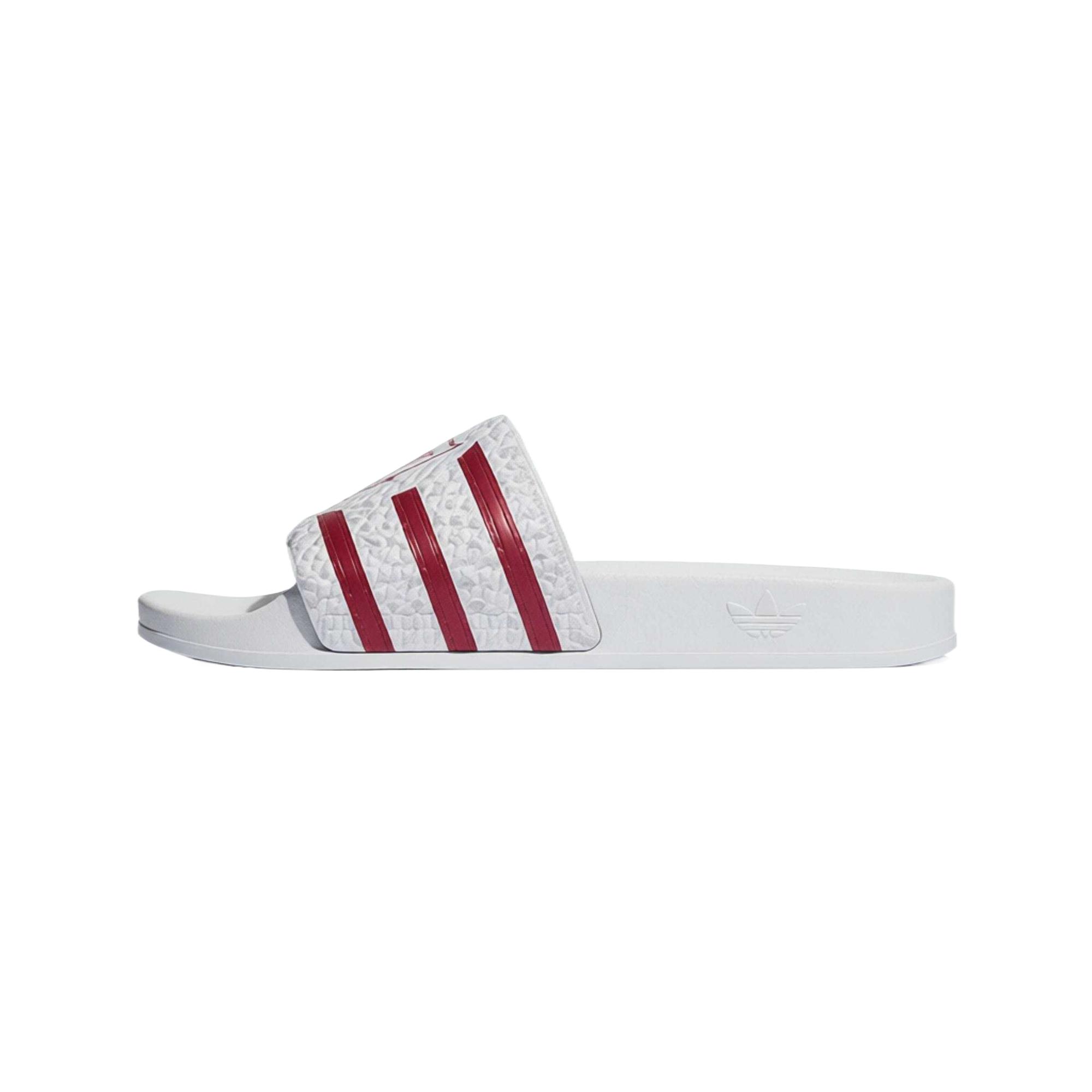 Adidas Originals Slide Slippers Unisex White/Strawberry Red KH7147 35⅔
