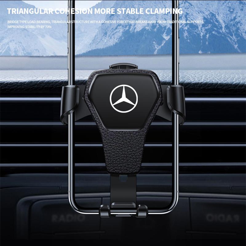 Gravity Car Phone Holder Air Vent GPS Stand Accessories For Mercedes Benz AMG W204 W212 W213 W205 W203 W211 W210 W124 W169 W220