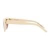 Saint Laurent Logo Plastic Cat Eye Sunglasses Women Sunglasses Multicolor 100153270712000