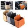 Multi Functional Car Storage Bag Universal Convenient Car Phone Bag PU Leather Exhaust Garbage Bin Phone Holder Item Storage Box