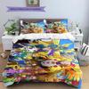 Digimon Collage Duvet Cover & Pillowcases, Digimon Fan Bedroom Bedding, Perfect Gift.chl