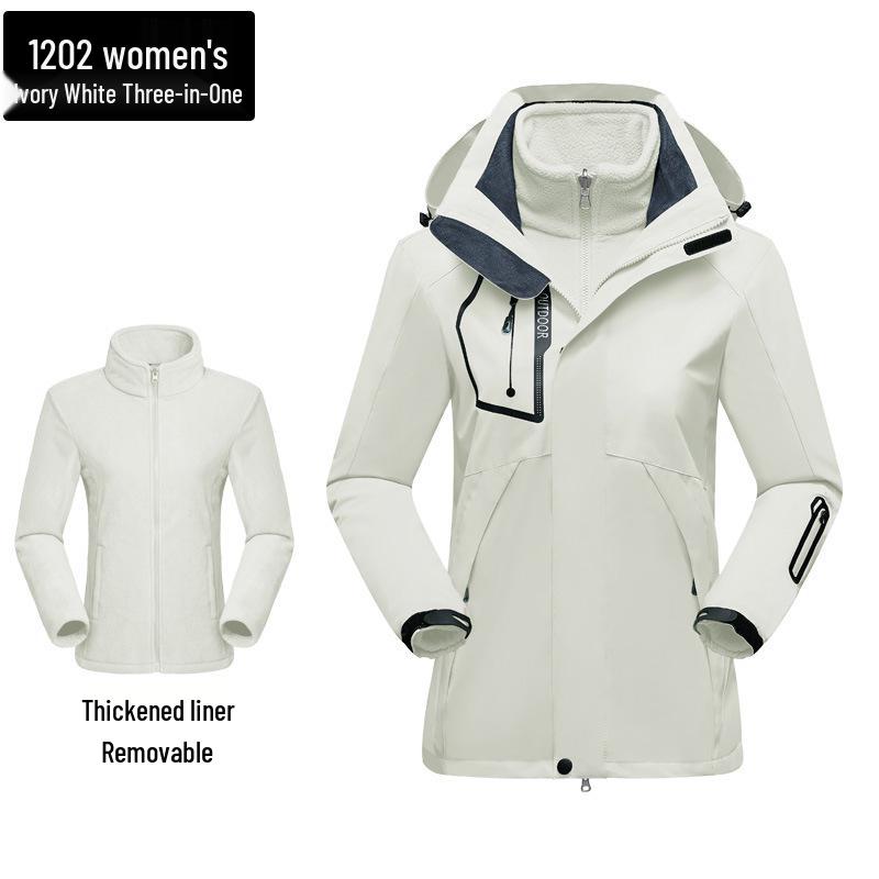 Unisex 3-in-1 Waterproof & Insulated Hiking Suit with Custom Logo