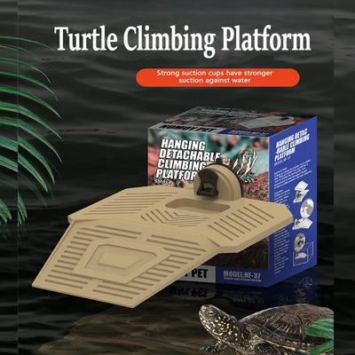 Aquarium Turtle Basking Platform Turtle Tank Feeding Climb Removable Reptiles Float Island Decorations Aquariums Accessories