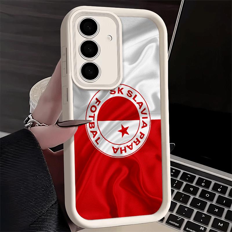 Phone Case for Samsung Galaxy A17 A16 A15 A14 A13 Sk Slavia Praha Czech Republic A56 A36 A26 A55 A35 A25 A54 A34 A24 A53 A33 A23