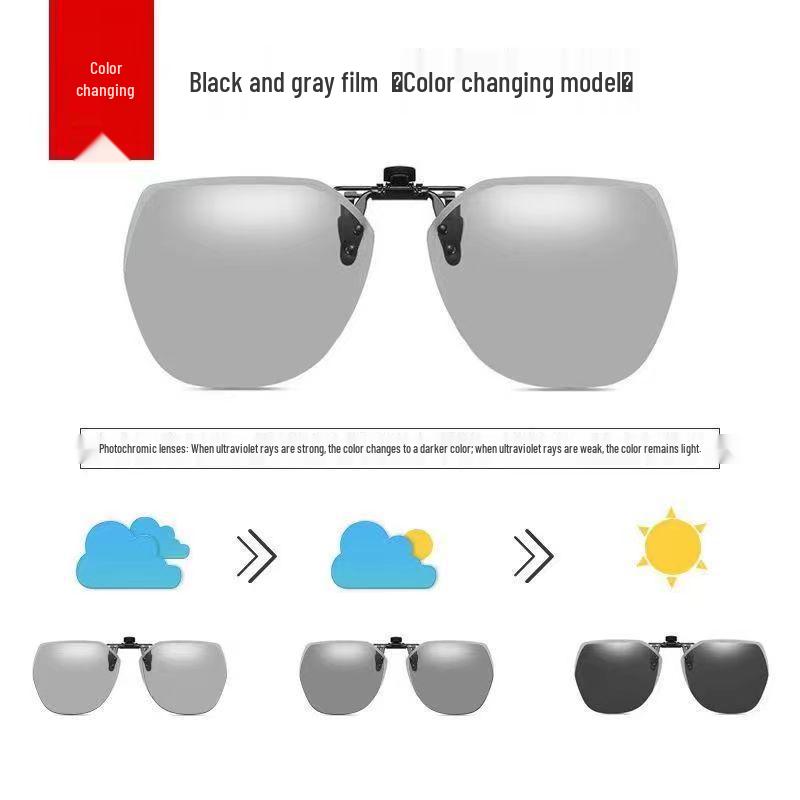 Fashionable Polarized Clip-On Sunglasses for Men and Women: Perfect for Fishing and Driving