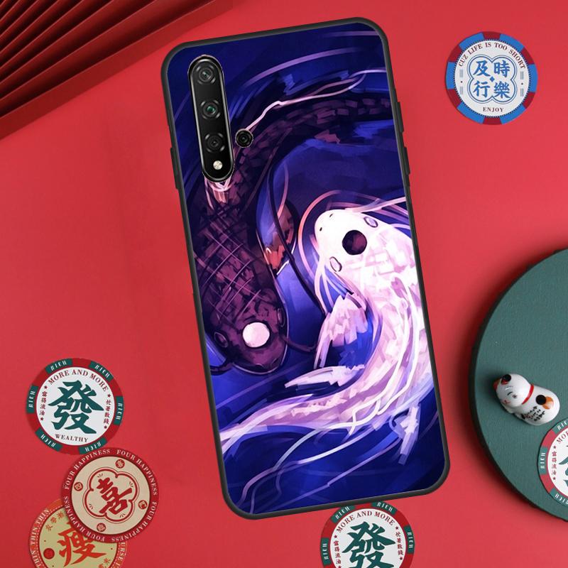 Koi Fish Carp For Huawei Nova 5T 9 10 SE 7i 8i 11i 12i Y73 Y72 Y61 Y91 Y60 Y70 Y90 P20 P30 P40 Lite Case