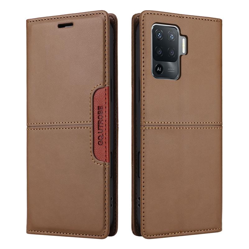 Magnetic Wallet Anti-theft Leather Case For OPPO Reno5 Lite Reno6 Z Reno 5Z 6Z 5G Pouch Shell Card Holder Phone Book Flip Cover