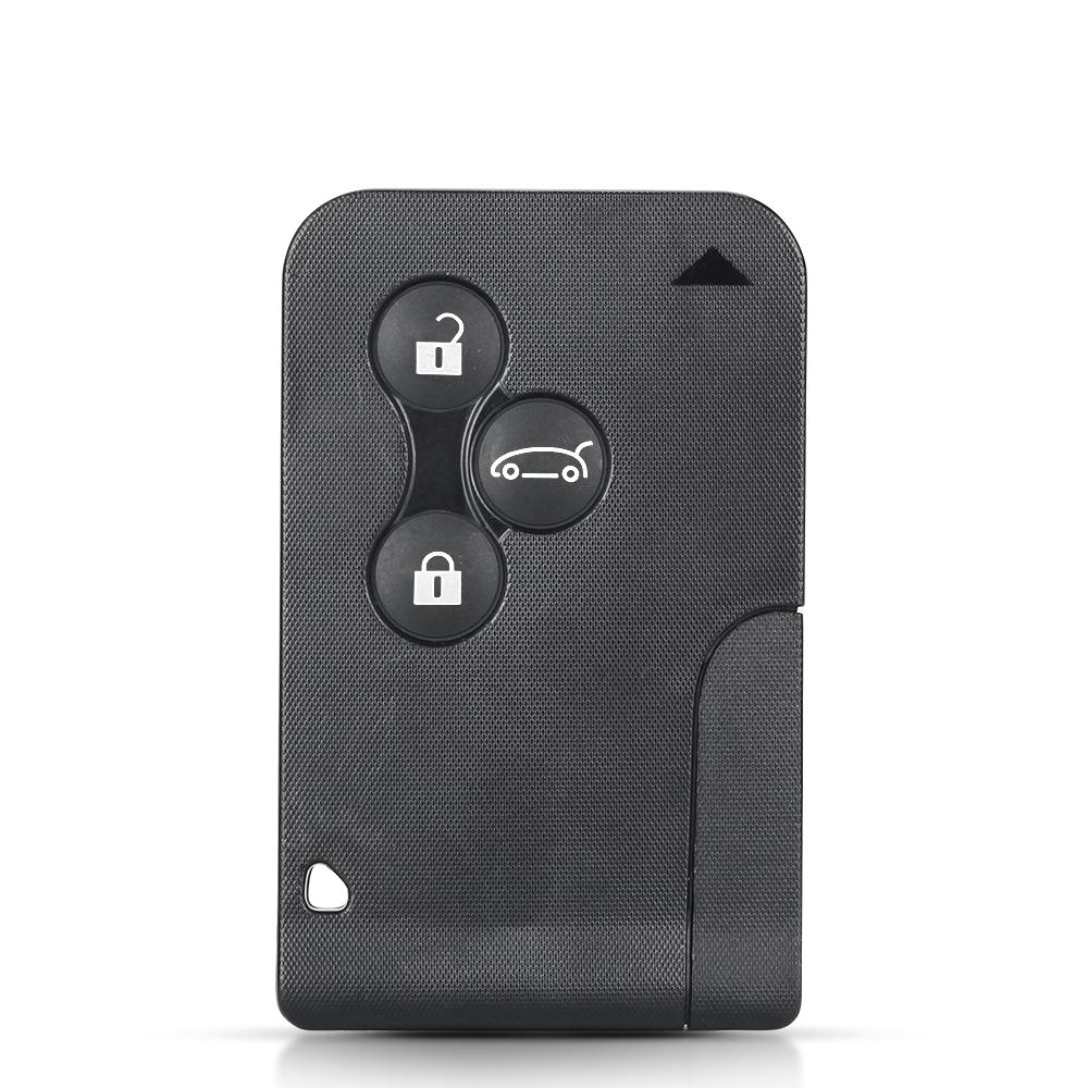 Replacement Smart Card Key Shell For Renault Clio Logan Megane 2 3 Koleos Scenic 3 Buttons Remote Key Case Small Key