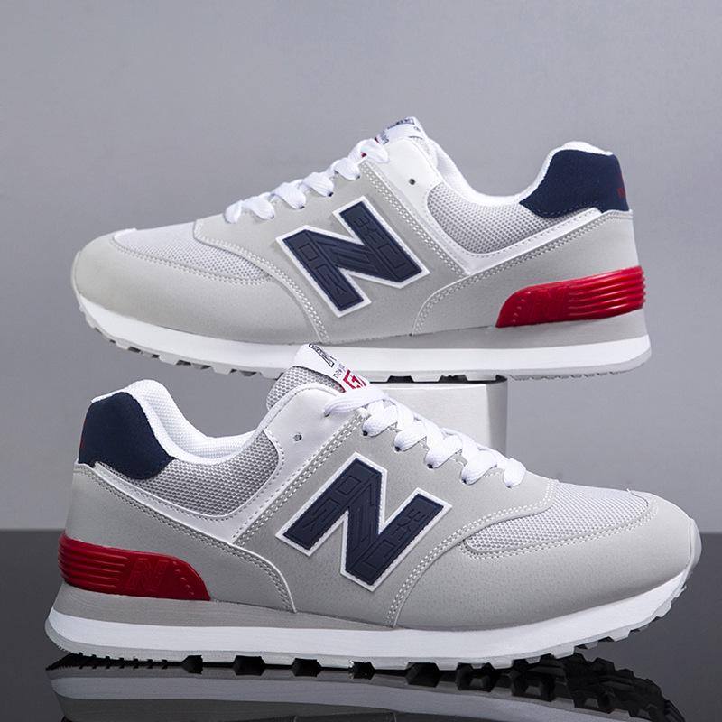 2024 Men's Forrest Gump Lightweight Fashion Sneakers: Trendy, Versatile for Spring/Autumn, N-Letter Design