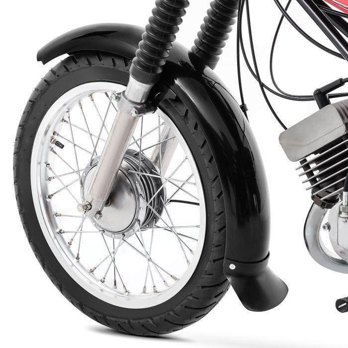 Front + Rear Fender Compatible with Simson S50 / S51 / S70 Fender Craftride Black