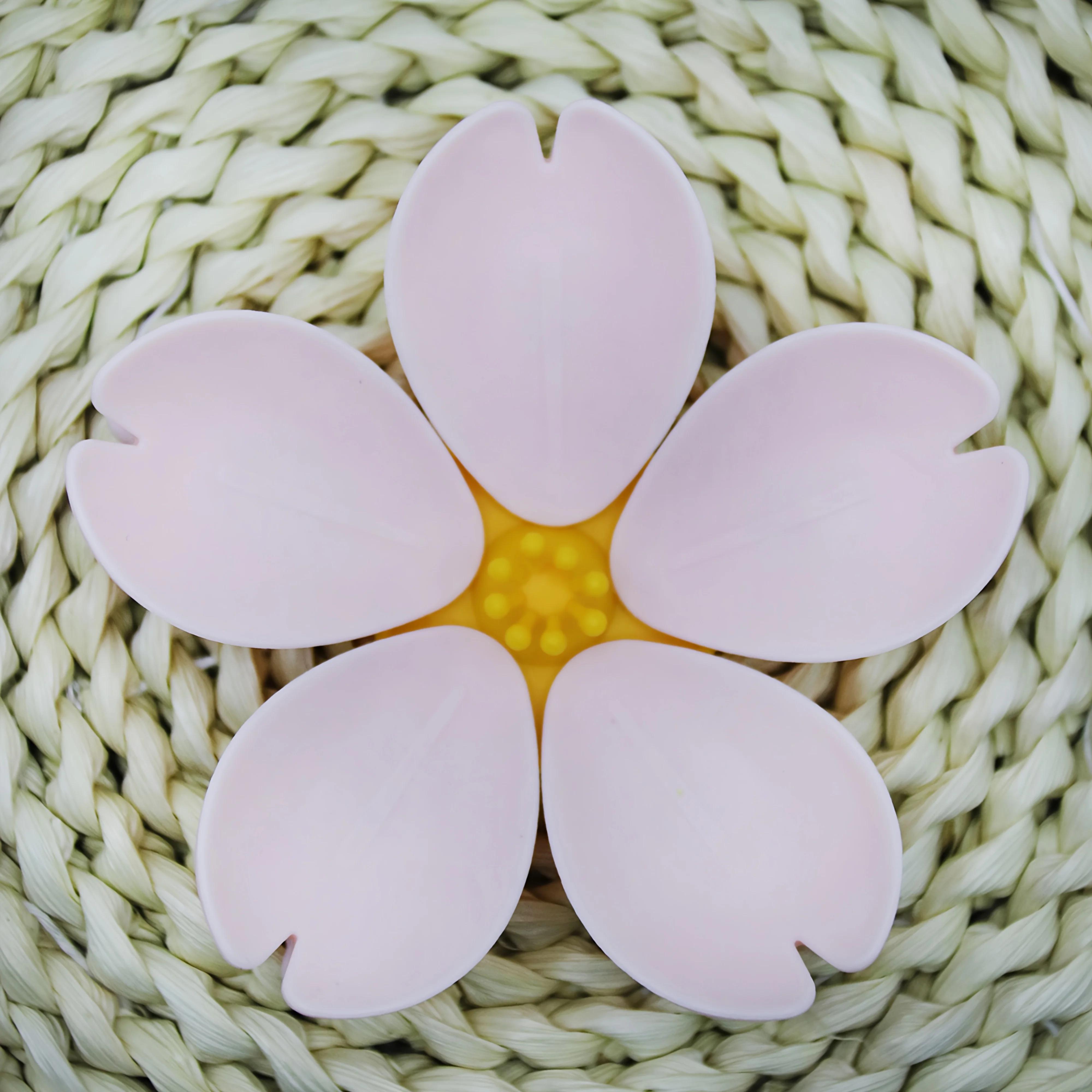 

1pc Magnetic Fridge Magnet Seal Clip, INS Style Beautiful Sakura Fridge Magnet, Household Moisture-Proof Snack Seal Clip рожевий