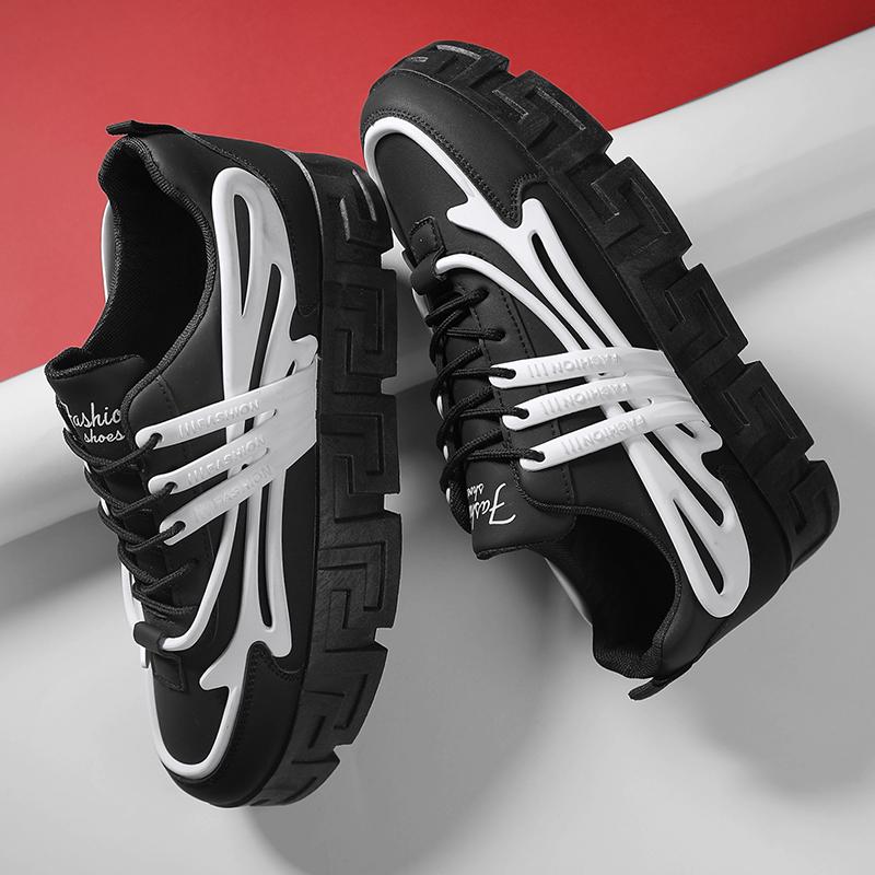 Модные мужские кроссовки на платформе — фото 6