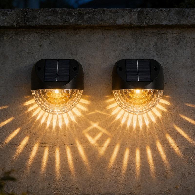 Waterproof Outdoor Solar Wall Lamp for Garden and Exterior Walls