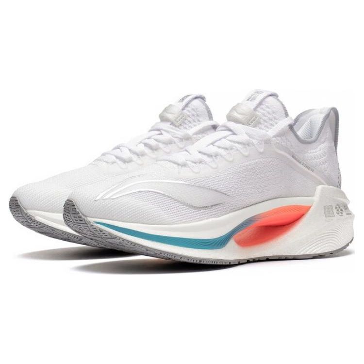 Li Ning Absolute Shadow Essential Reflective Lightweight Low Top Running Shoes Women sneaker White ARRS008-2