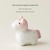 Crystalline Glazed Ceramic Horse Spinner Toy Ornament for Desktop and Car Decoration