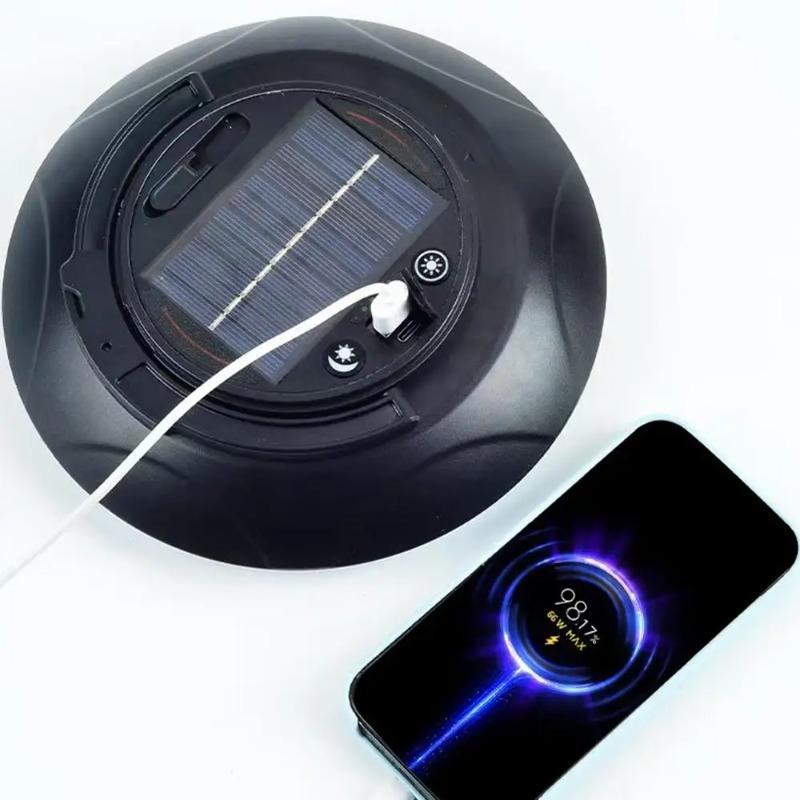 Solar Lights for Camping LED Camping String Lights Solar Powered Lantern Waterproof Ambient Lighting with Adjustable Modes